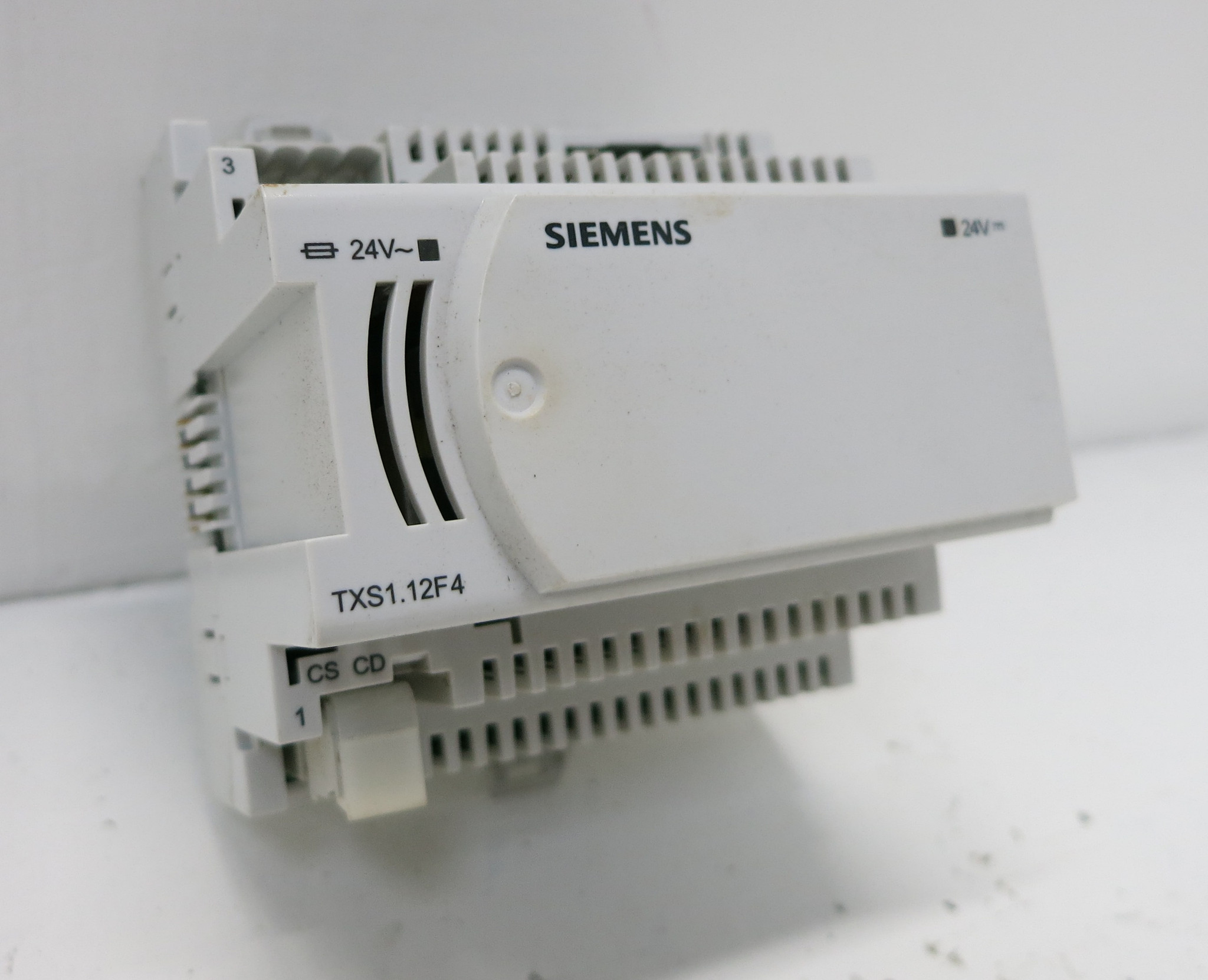 Siemens TXS1.12F4 TX-I/O Power Supply APOGEE PLC Module 24V (DW4960-7)